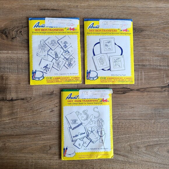 Vintage Aunt Martha's Hot Iron Transfers. - Picture 1 of 8